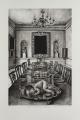 David O´Kane: 
Stewed, Roasted, Baked or Boyled, Food... Proper for Landlords, 2017, 
manière noire lithograph, motif size 32 x 21.5 cm, paper size 56 x 38 cm, 
edition 3 of 10. From the series A Modest Proposal. 
Inspired by Jonathan Swift.

